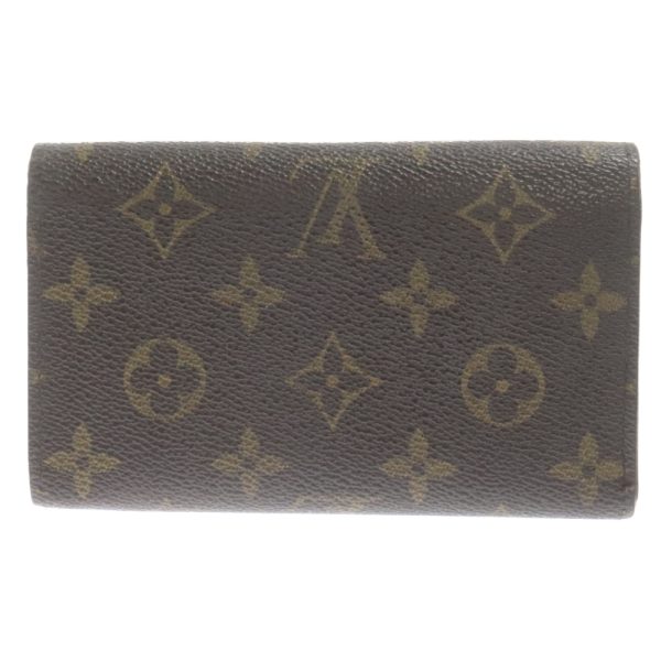 2124f140012 2 Louis Vuitton Monogram Portomone Vietresor Mini Wallet Canvas Brown