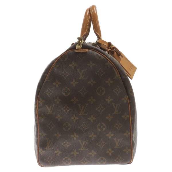 2124f140013 3 Louis Vuitton Monogram Keepall Boston Bag Canvas Brown