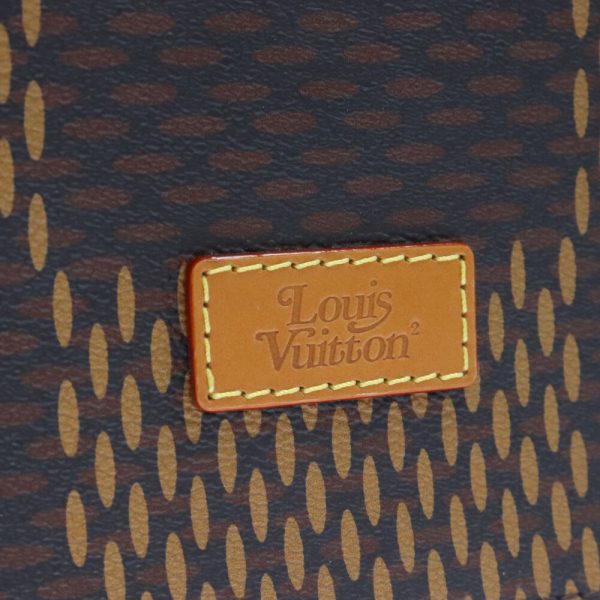 2124f140016 5 Louis Vuitton X Nigo Damier Giant Mini Tote Bag Canvas Brown