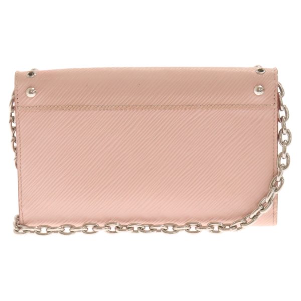 2124f180005 2 Louis Vuitton Twist Chain Shoulder Wallet Pink