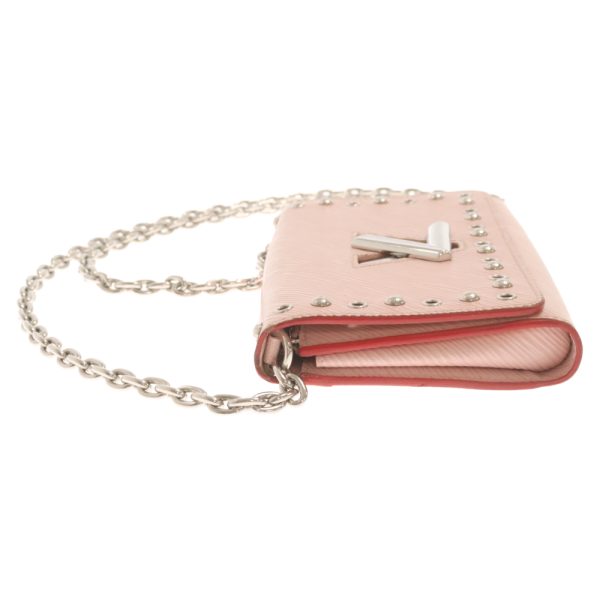 2124f180005 3 Louis Vuitton Twist Chain Shoulder Wallet Pink