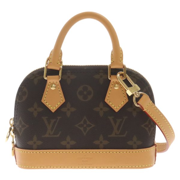 2124f180025 1 Louis Vuitton Monogram Nano Alma Shoulder Brown