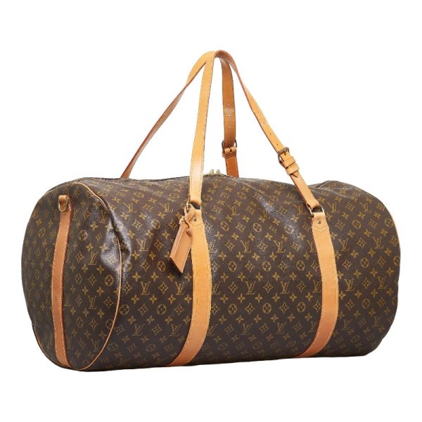 219 03875 3 Louis Vuitton Sac Porochon Boston Bag Monogram Brown