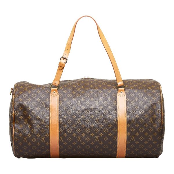 219 03875 4 Louis Vuitton Sac Porochon Boston Bag Monogram Brown