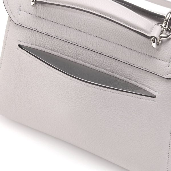 21h49306 Ferragamo Margot Handbag Rhinocerosgrey