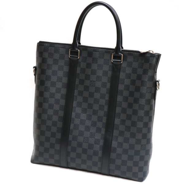 22 1186 01 Louis Vuitton Anton Tote Handbag Black