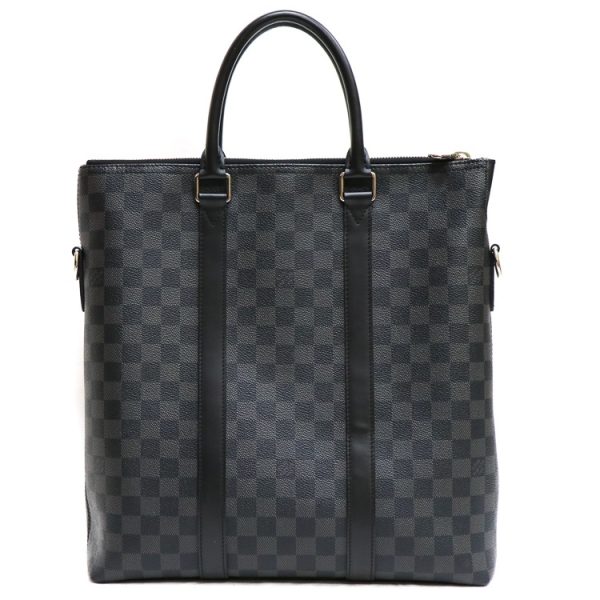 22 1186 02 Louis Vuitton Anton Tote Handbag Black