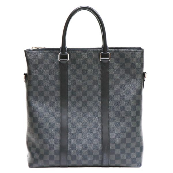 22 1186 04 Louis Vuitton Anton Tote Handbag Black