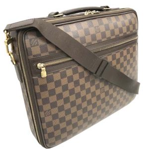 22 1881 1 Louis Vuitton Surene MM Tote Bag Monogram Canvas Brown Noir Black