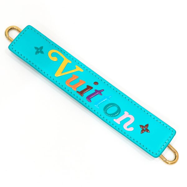 22 3014 08 Louis Vuitton Wave Chain Shoulder Bag Turquoise Blue