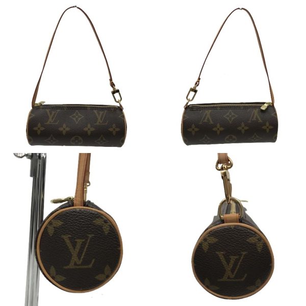 22 558 15 Louis Vuitton Papillon 30 Shoulder Bag with Mini Pouch Monogram