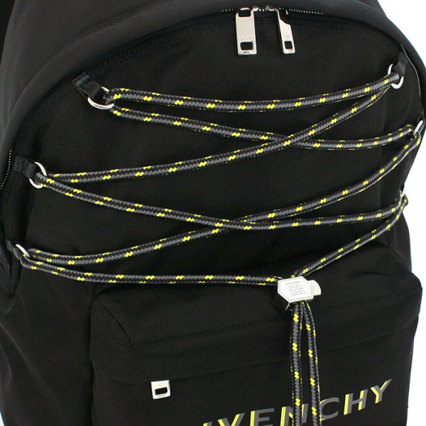 220819 bg1 8 7 Givenchy Urb Backpack Strings Rucksack Nylon Black