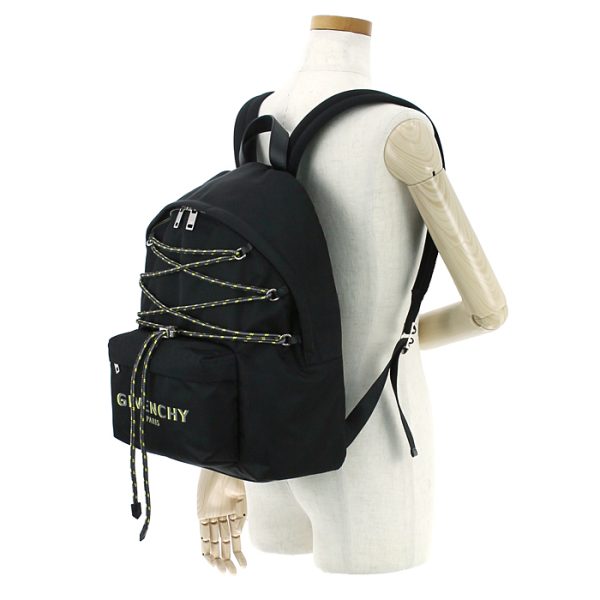 220819 bg1 8 t Givenchy Urb Backpack Strings Rucksack Nylon Black