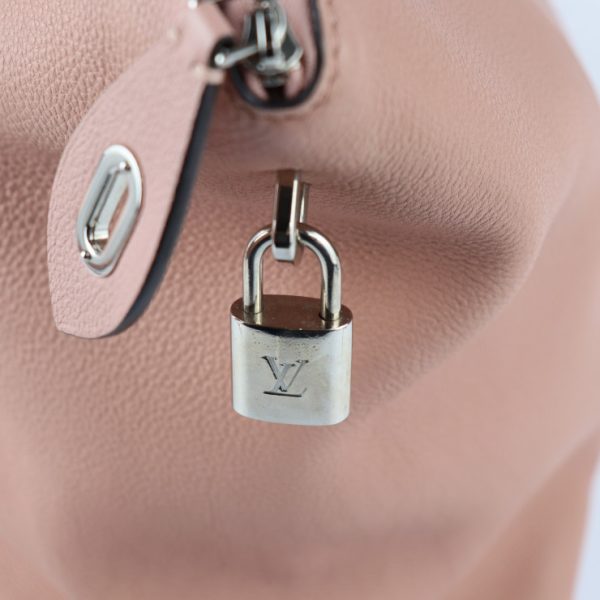 2213103007086 7 Louis Vuitton Lockit Mm Handbag Leather Pink