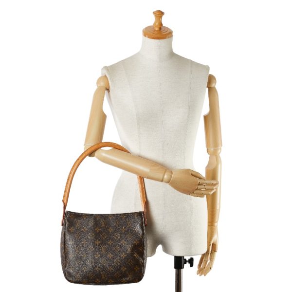 222 56431 11 Louis Vuitton Looping MM Shoulder Bag Brown