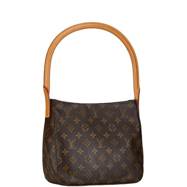 222 56431 2 Louis Vuitton Looping MM Shoulder Bag Brown