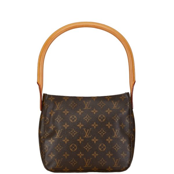 222 56431 3 Louis Vuitton Looping MM Shoulder Bag Brown