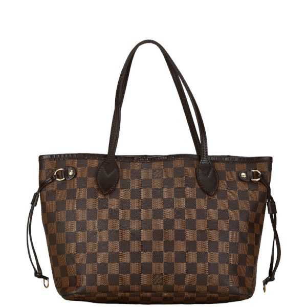 222 56434 1 Louis Vuitton Neverfull PM Shoulder Bag Brown