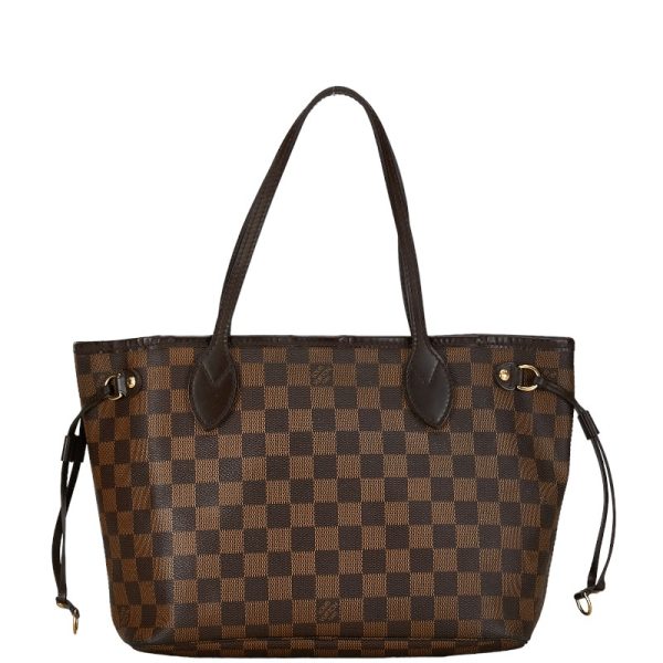 222 56434 3 Louis Vuitton Neverfull PM Shoulder Bag Brown