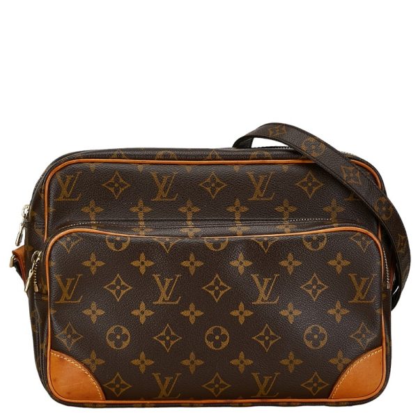 222 56447 1 Louis Vuitton Monogram Nile Shoulder Bag Brown