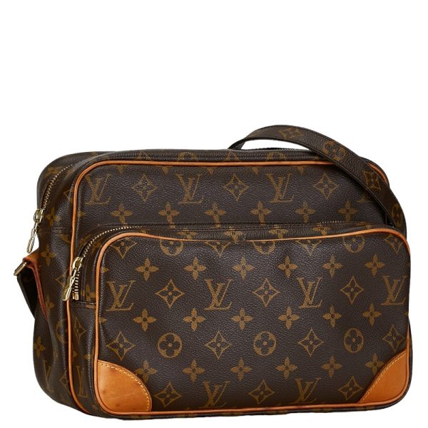 222 56447 2 Louis Vuitton Monogram Nile Shoulder Bag Brown