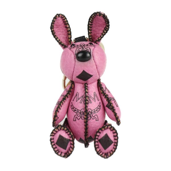 2221013001179 1 MCM Bag Charm Pink