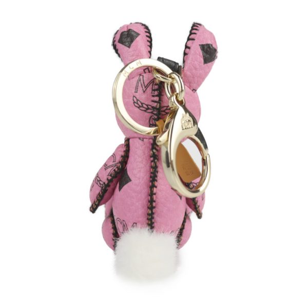 2221013001179 3 MCM Bag Charm Pink