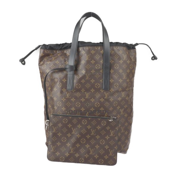 2221113008148 1 Louis Vuitton Cava Light Monogram Macassar Tote Bag Leather Brown