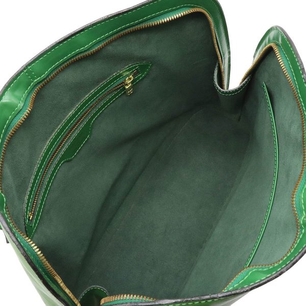 22291031 5 LOUIS VUITTON Russac Shoulder Bag Epi Green