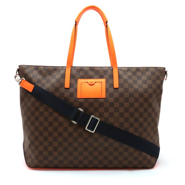 22320299 1 Louis Vuitton Challenge Hippo Tote Bag Damier Orange