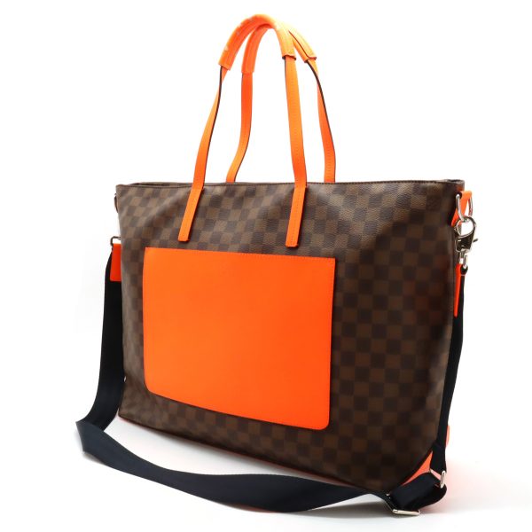 22320299 2 Louis Vuitton Challenge Hippo Tote Bag Damier Orange