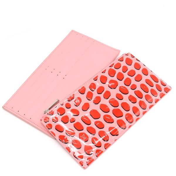 22320652 9 LOUIS VUITTON Jungle Dot Pochette Felicie Clutch Bag 2WAY Monogram Vernis Pink