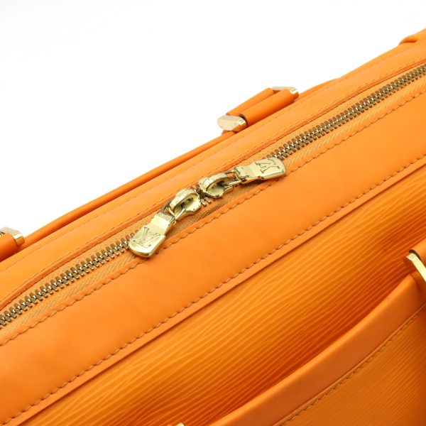 22330183 6 LOUIS VUITTON DAnura MM Handbag 2WAY Epi Orange