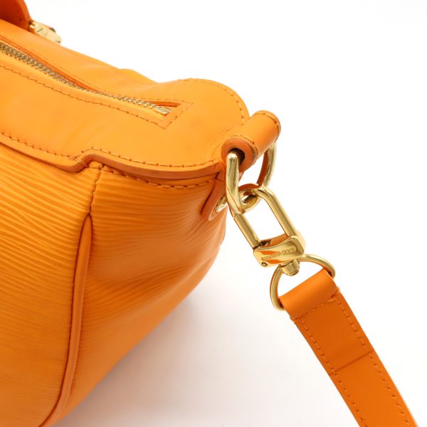 22330183 7 LOUIS VUITTON DAnura MM Handbag 2WAY Epi Orange