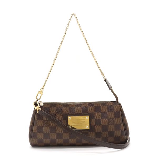 22331034 1 LOUIS VUITTON Eva Clutch Bag 2WAY Damier