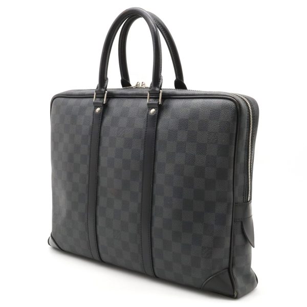 22340157 2 LOUIS VUITTON Porte Voyage Business Bag Damier Graphite