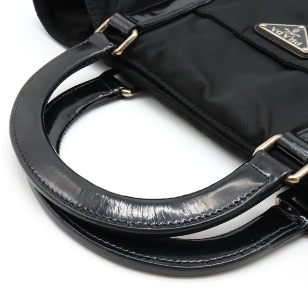 22340283 4 Prada Tote Bag Nylon Black