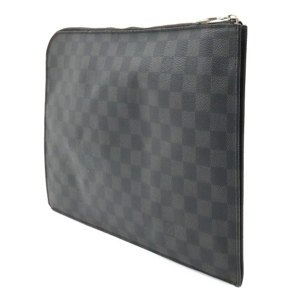 22350204 2 LOUIS VUITTON Pochette Jour GM Clutch Bag Damier Graphite