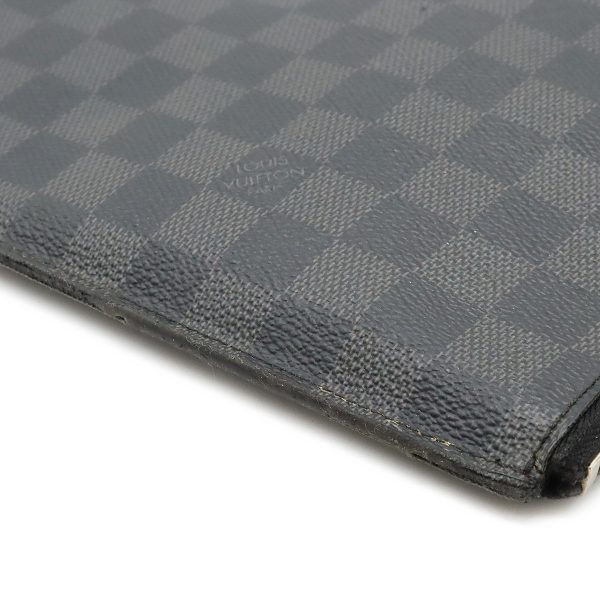 22350204 3 LOUIS VUITTON Pochette Jour GM Clutch Bag Damier Graphite