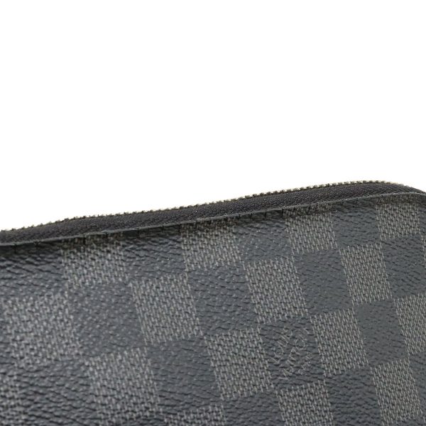 22350204 6 LOUIS VUITTON Pochette Jour GM Clutch Bag Damier Graphite