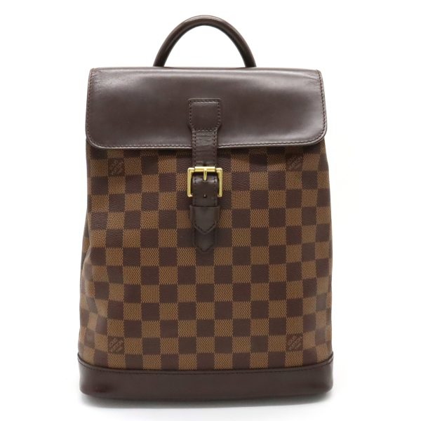 22350504 1 LOUIS VUITTON Damier Soho Rucksack Backpack Shoulder Bag