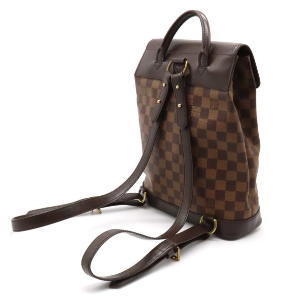 22350504 2 LOUIS VUITTON Damier Soho Rucksack Backpack Shoulder Bag