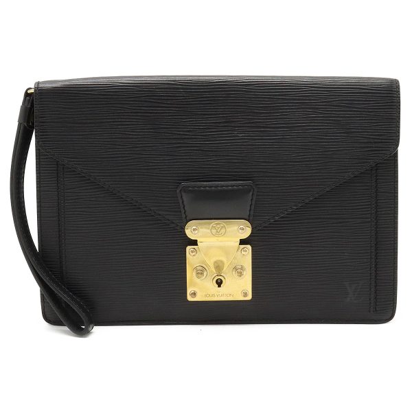 22360665 1 LOUIS VUITTON Pochette Serie Dragonne Epi Black