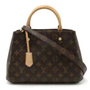 22361207 1 Louis Vuitton Tivoli Handbag Monogram Canvas Brown