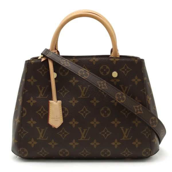 22361207 1 LOUIS VUITTON Montaigne BB Handbag 2WAY Monogram