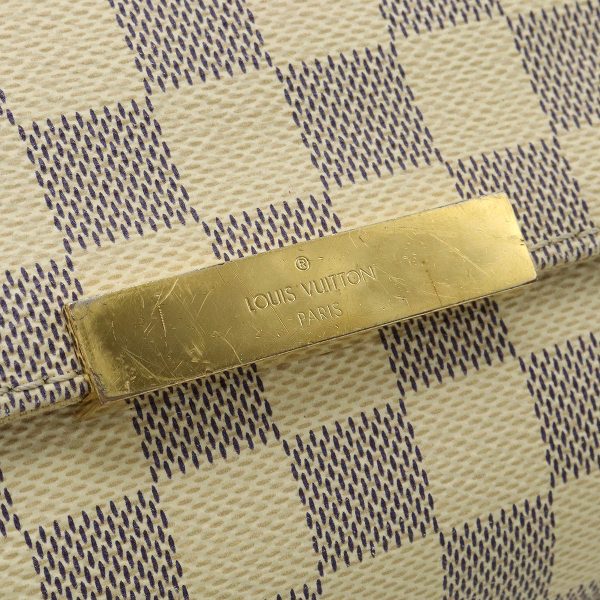 22370402 8 LOUIS VUITTON Favorite MM Clutch Bag 2WAY Damier Azur