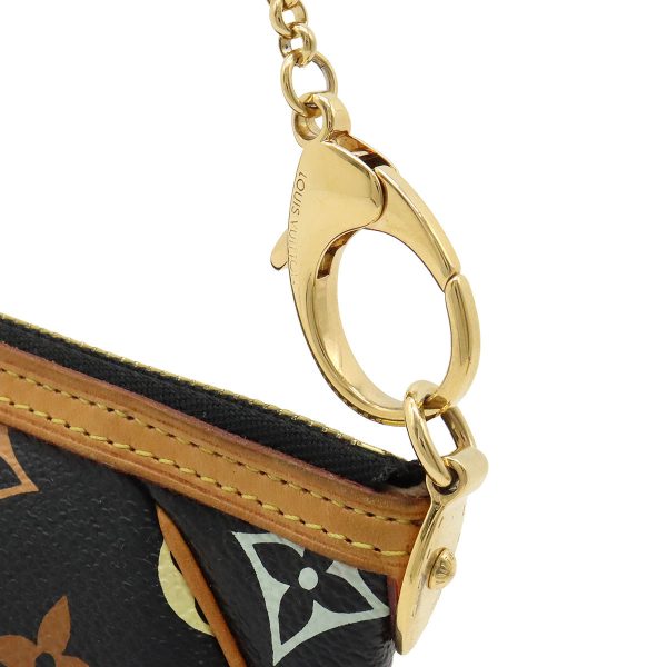 22371144 7 LOUIS VUITTON Pochette Mila MM Monogram Multicolor Black