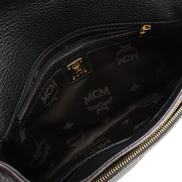 22371166 5 MCM Chain Shoulder Bag Black