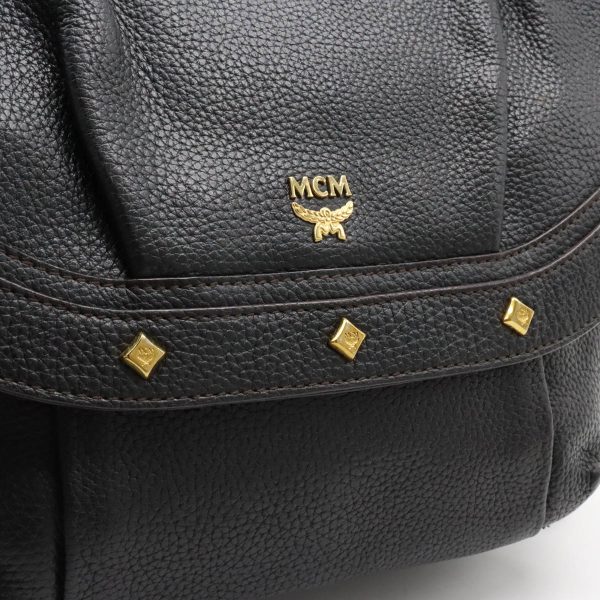 22371166 7 MCM Chain Shoulder Bag Black