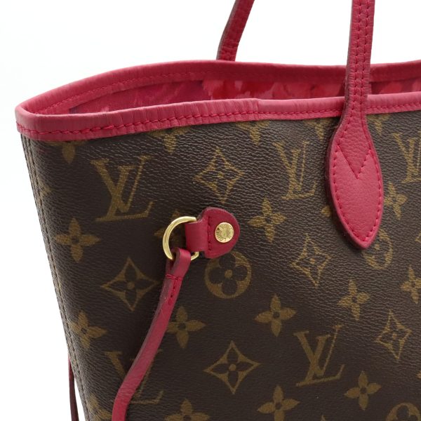 22371171 6 LOUIS VUITTON Ikat Flower Neverfull Tote Shoulder Bag Rose Andian